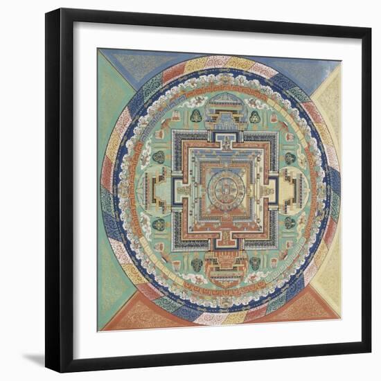 Mandala du Potala de Lhassa-null-Framed Giclee Print