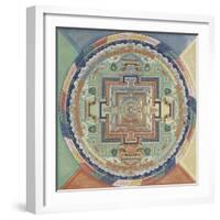 Mandala du Potala de Lhassa-null-Framed Giclee Print