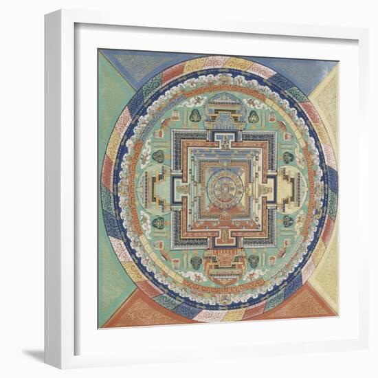 Mandala du Potala de Lhassa-null-Framed Giclee Print