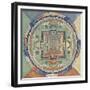 Mandala du Potala de Lhassa-null-Framed Giclee Print