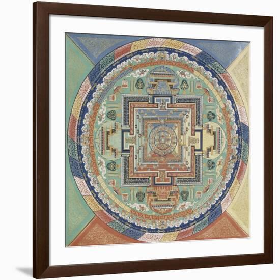 Mandala du Potala de Lhassa-null-Framed Giclee Print