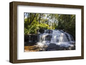 Mandala Falls Flowing in the Artificial Lake on the Mulunguzi Dam, Zomba Plateau, Malawi, Africa-Michael Runkel-Framed Photographic Print