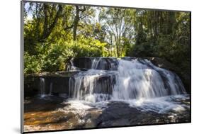 Mandala Falls Flowing in the Artificial Lake on the Mulunguzi Dam, Zomba Plateau, Malawi, Africa-Michael Runkel-Mounted Photographic Print