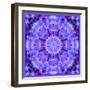 Mandala, Filigree Symmetrical Arrangement in Lilac-Alaya Gadeh-Framed Photographic Print