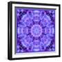 Mandala, Filigree Symmetrical Arrangement in Lilac-Alaya Gadeh-Framed Photographic Print