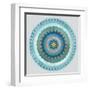 Mandala Floral - Cerulean-Sam Kemp-Framed Giclee Print