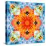 Mandala from Flower Photographs-Alaya Gadeh-Stretched Canvas