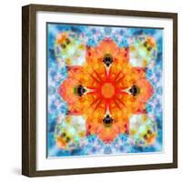 Mandala from Flower Photographs-Alaya Gadeh-Framed Photographic Print