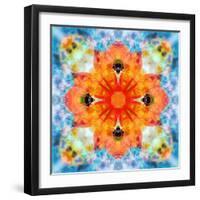 Mandala from Flower Photographs-Alaya Gadeh-Framed Photographic Print