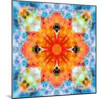 Mandala from Flower Photographs-Alaya Gadeh-Mounted Photographic Print