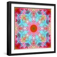 Mandala from Flowers-Alaya Gadeh-Framed Photographic Print