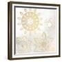 Mandala Golden 1-Kimberly Allen-Framed Premium Giclee Print