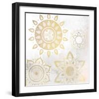 Mandala Golden 1-Kimberly Allen-Framed Art Print