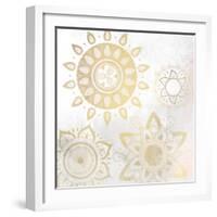 Mandala Golden 1-Kimberly Allen-Framed Art Print