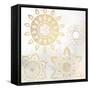 Mandala Golden 1-Kimberly Allen-Framed Stretched Canvas