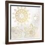 Mandala Golden 1-Kimberly Allen-Framed Art Print