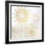 Mandala Golden 1-Kimberly Allen-Framed Art Print