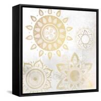 Mandala Golden 1-Kimberly Allen-Framed Stretched Canvas