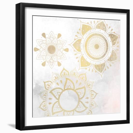 Mandala Golden 2-Kimberly Allen-Framed Premium Giclee Print