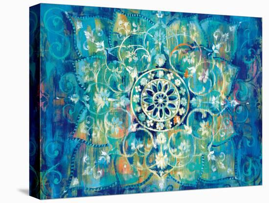 Mandala in Blue I Bright-Danhui Nai-Stretched Canvas