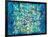 Mandala in Blue I Bright-Danhui Nai-Framed Art Print