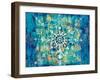 Mandala in Blue I Bright-Danhui Nai-Framed Art Print