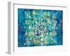 Mandala in Blue I Bright-Danhui Nai-Framed Art Print