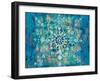 Mandala in Blue I-Danhui Nai-Framed Art Print