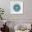 Mandala in Blue-Cat Coquillette-Framed Giclee Print displayed on a wall