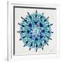 Mandala in Blue-Cat Coquillette-Framed Giclee Print