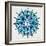 Mandala in Blue-Cat Coquillette-Framed Giclee Print