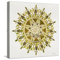 Mandala in Gold-Cat Coquillette-Stretched Canvas