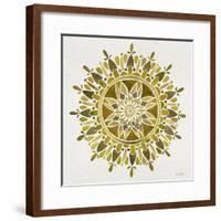 Mandala in Gold-Cat Coquillette-Framed Giclee Print