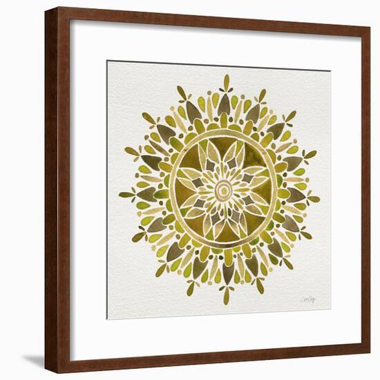 Mandala in Gold-Cat Coquillette-Framed Giclee Print