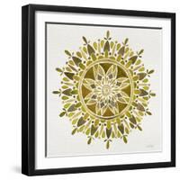 Mandala in Gold-Cat Coquillette-Framed Giclee Print