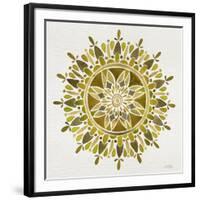 Mandala in Gold-Cat Coquillette-Framed Giclee Print