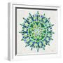 Mandala in Green-Cat Coquillette-Framed Giclee Print