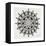 Mandala in Grey-Cat Coquillette-Framed Stretched Canvas