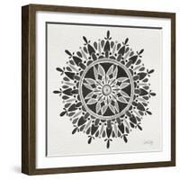 Mandala in Grey-Cat Coquillette-Framed Giclee Print