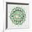 Mandala in Mint and Gold-Cat Coquillette-Framed Giclee Print