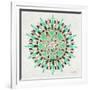 Mandala in Mint and Gold-Cat Coquillette-Framed Giclee Print