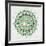 Mandala in Mint and Gold-Cat Coquillette-Framed Giclee Print