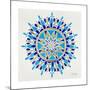 Mandala in Navy and Gold– Cat Coquillette-Cat Coquillette-Mounted Giclee Print