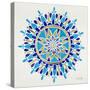 Mandala in Navy and Gold– Cat Coquillette-Cat Coquillette-Stretched Canvas