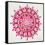 Mandala in Pink and Gold-Cat Coquillette-Framed Stretched Canvas