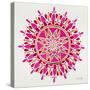 Mandala in Pink and Gold-Cat Coquillette-Stretched Canvas