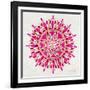 Mandala in Pink and Gold-Cat Coquillette-Framed Giclee Print
