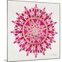 Mandala in Pink and Gold-Cat Coquillette-Mounted Giclee Print