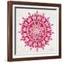 Mandala in Pink and Gold-Cat Coquillette-Framed Giclee Print