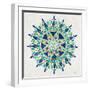 Mandala in Turquoise and Gold-Cat Coquillette-Framed Giclee Print